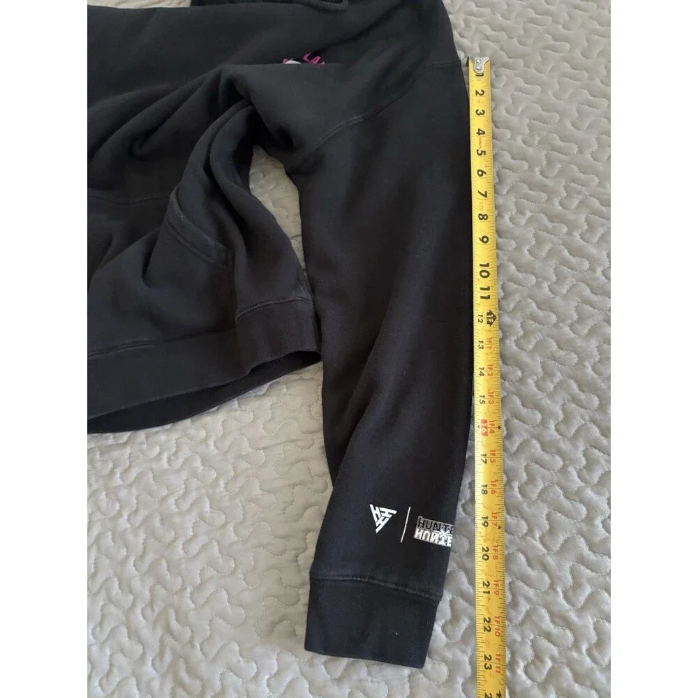 Rare Official Hunter X Hunter Hypland Feitan Graphic Black Hoodie Unisex Size M